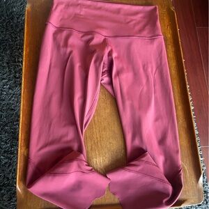 Lululemon Crop Length Coral Leggings